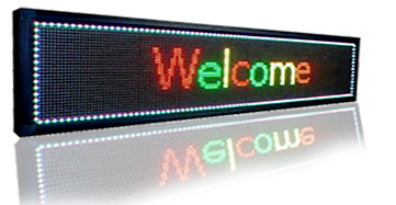 Led Sign Tricolor color