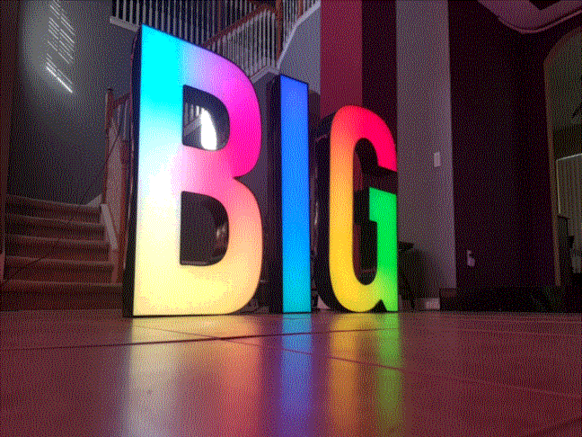 RGB Magic Color Led Channel Letters Signs