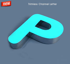 Trim less - Led Channel Letter