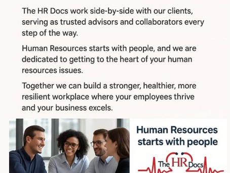 Human Resources Starts with People