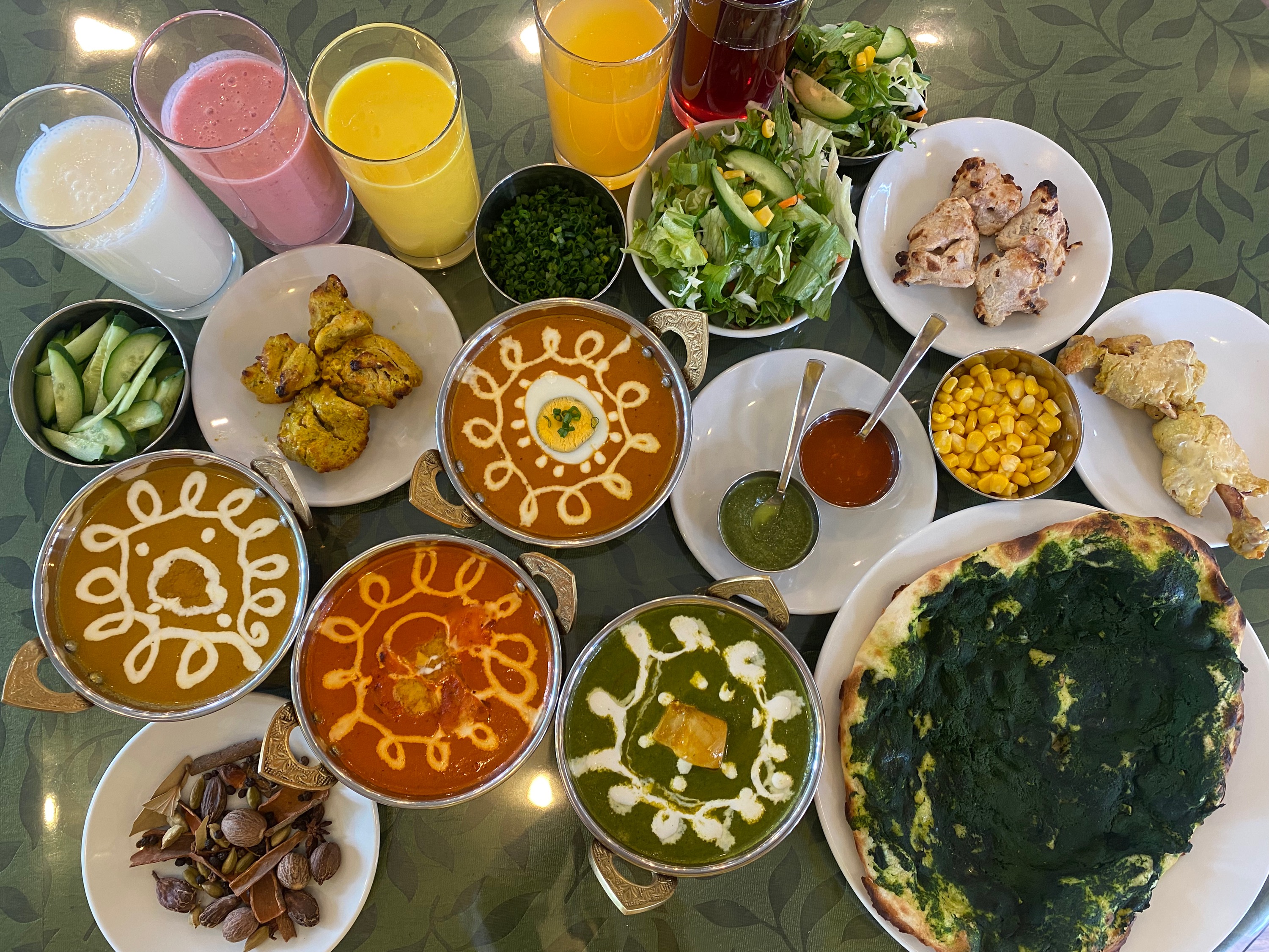 Arranged Food and Objects