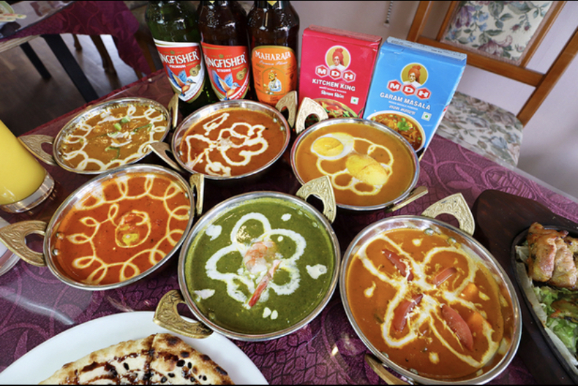 Arranged Food and Objects