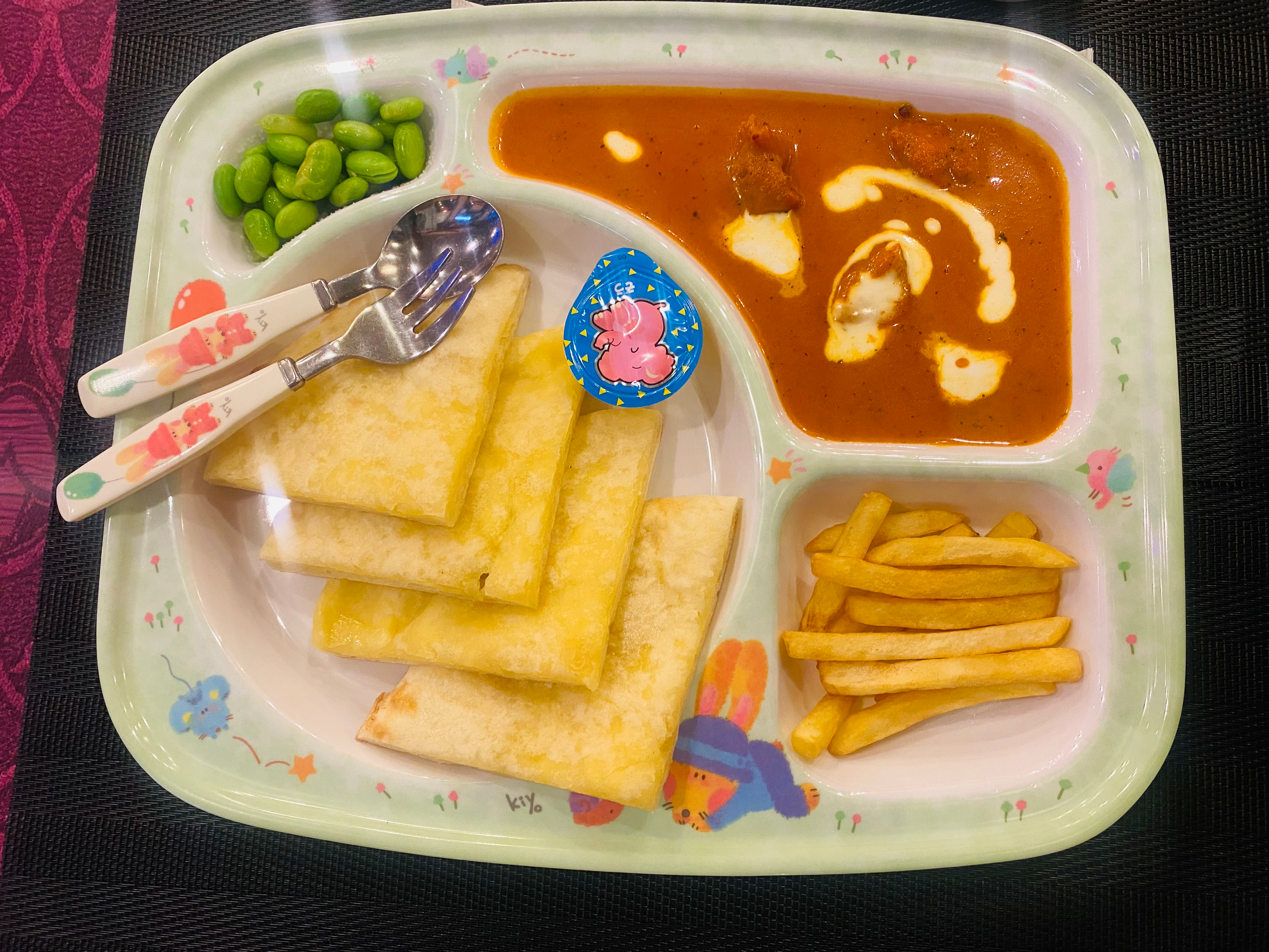 Arranged Food and Objects