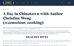 Welcome to Chinatown (Feb 2021)