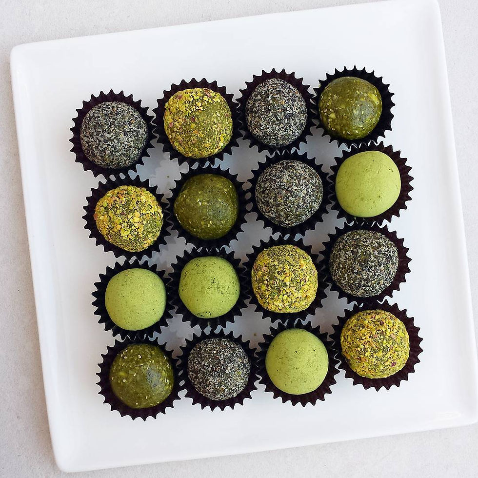 matcha bliss balls