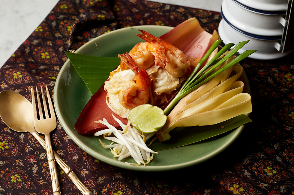 ผัดไทกุ้งสด