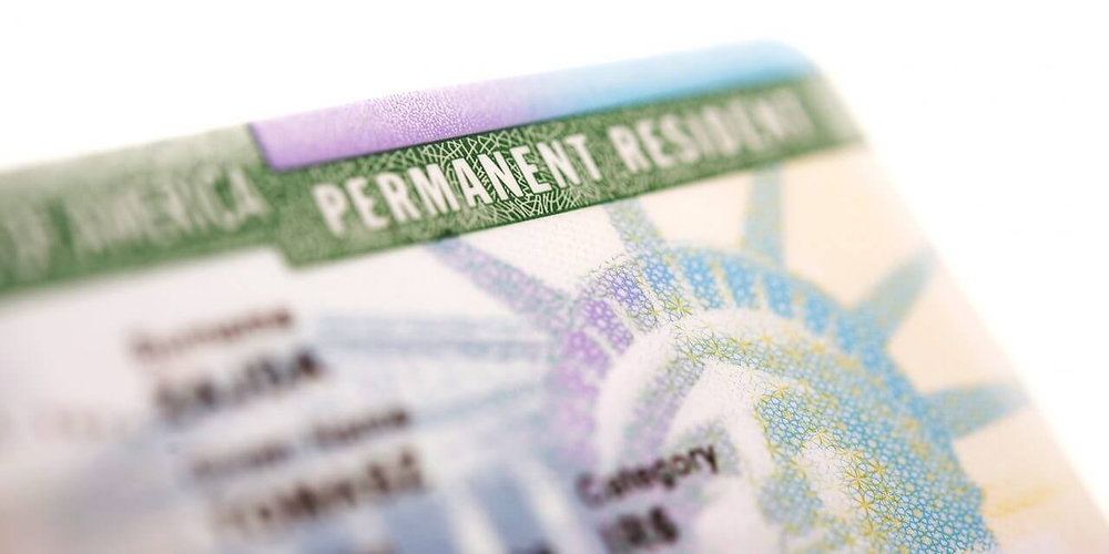 La Green Card, la carte verte de résidence permanente aux USA