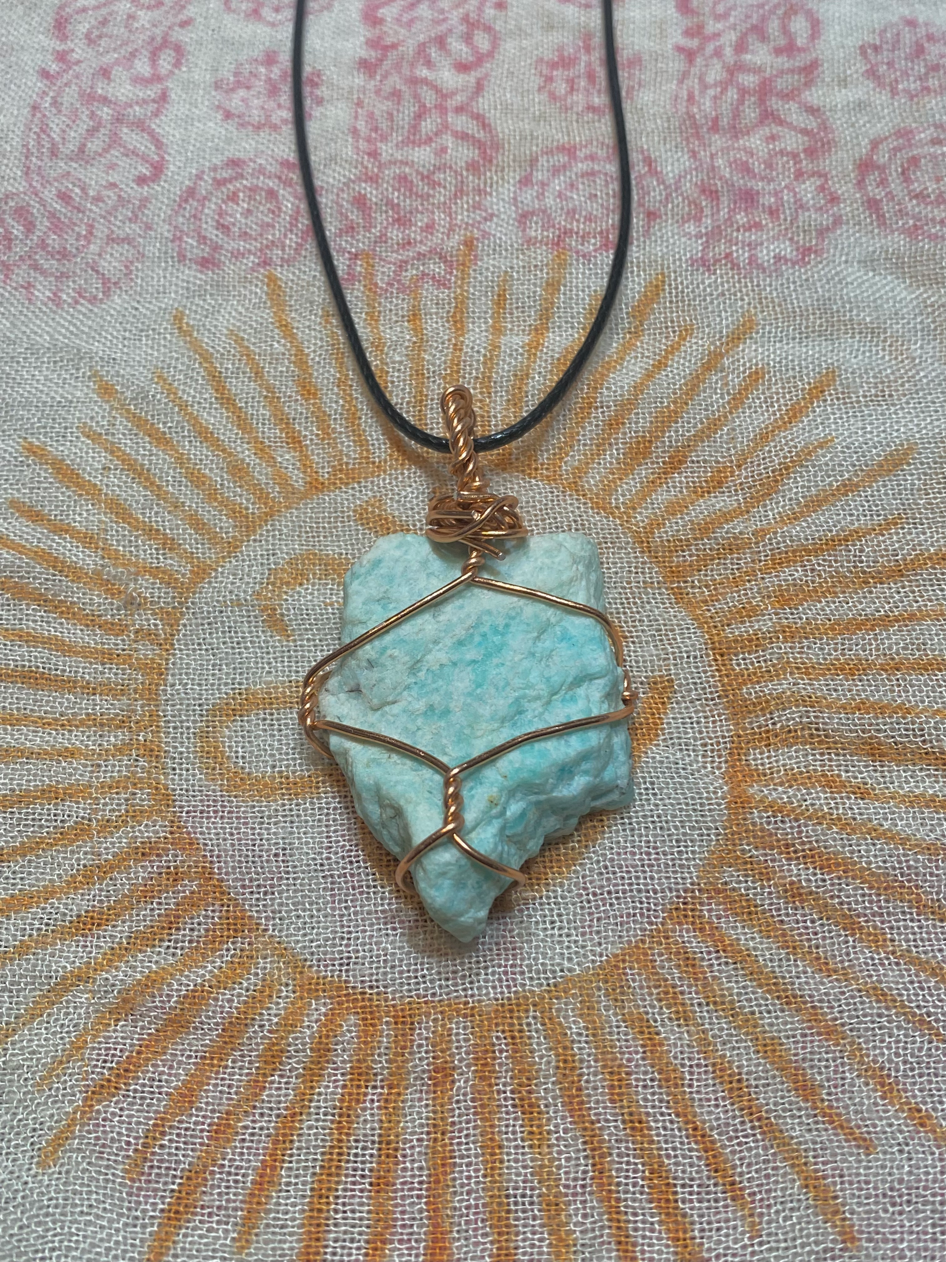 Amazonite Wire Wrap