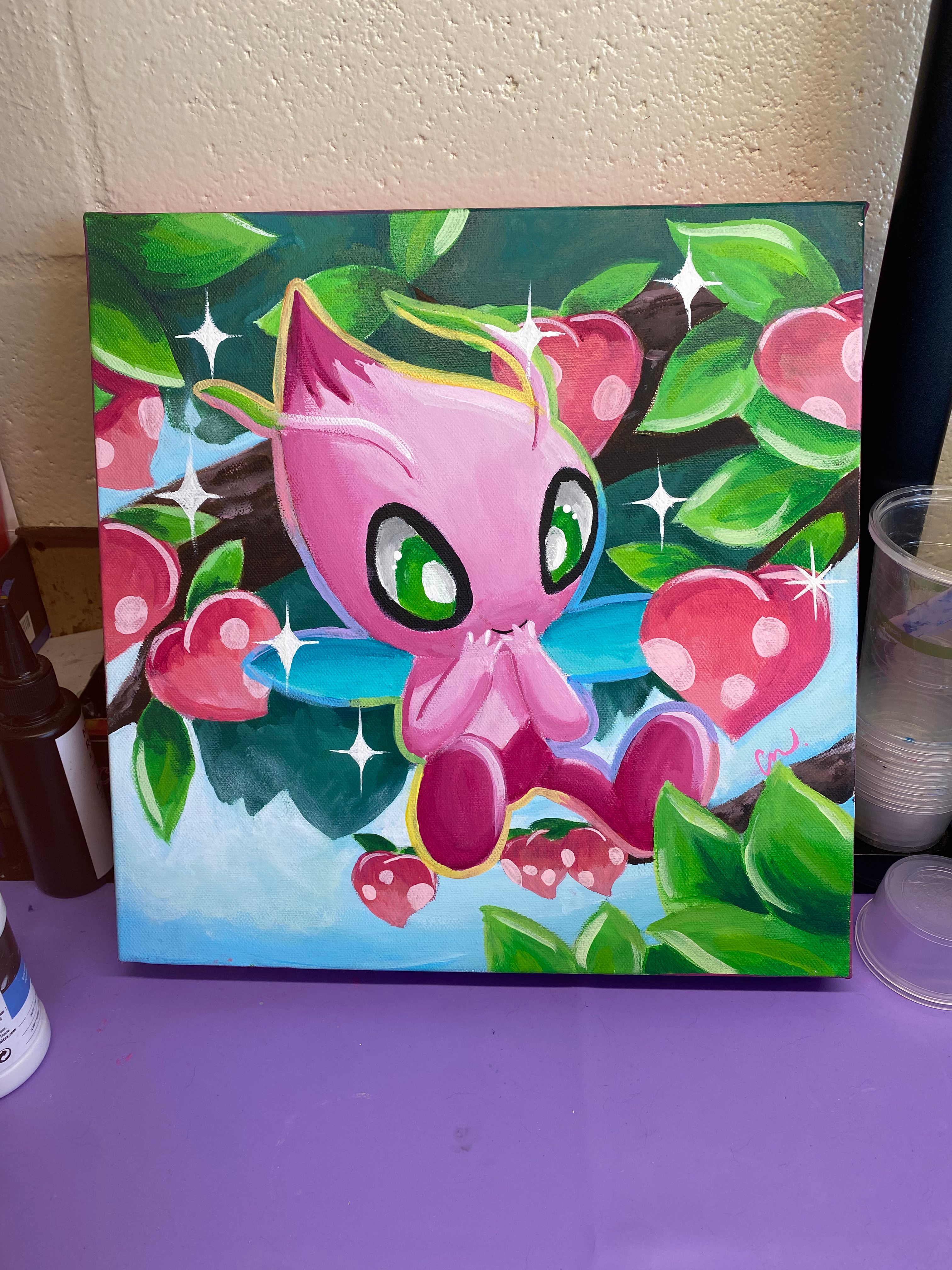 Celebi Painting Raffle Spot (NOT TO PURCHASE PAINTING)