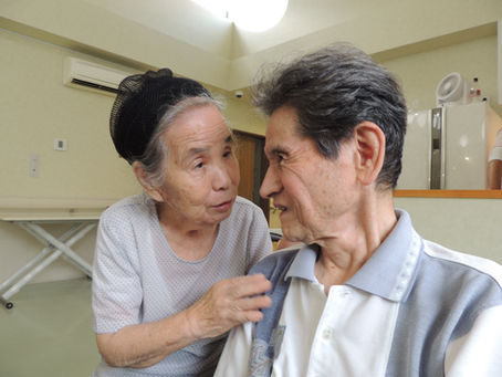 奥様が面会に・・・