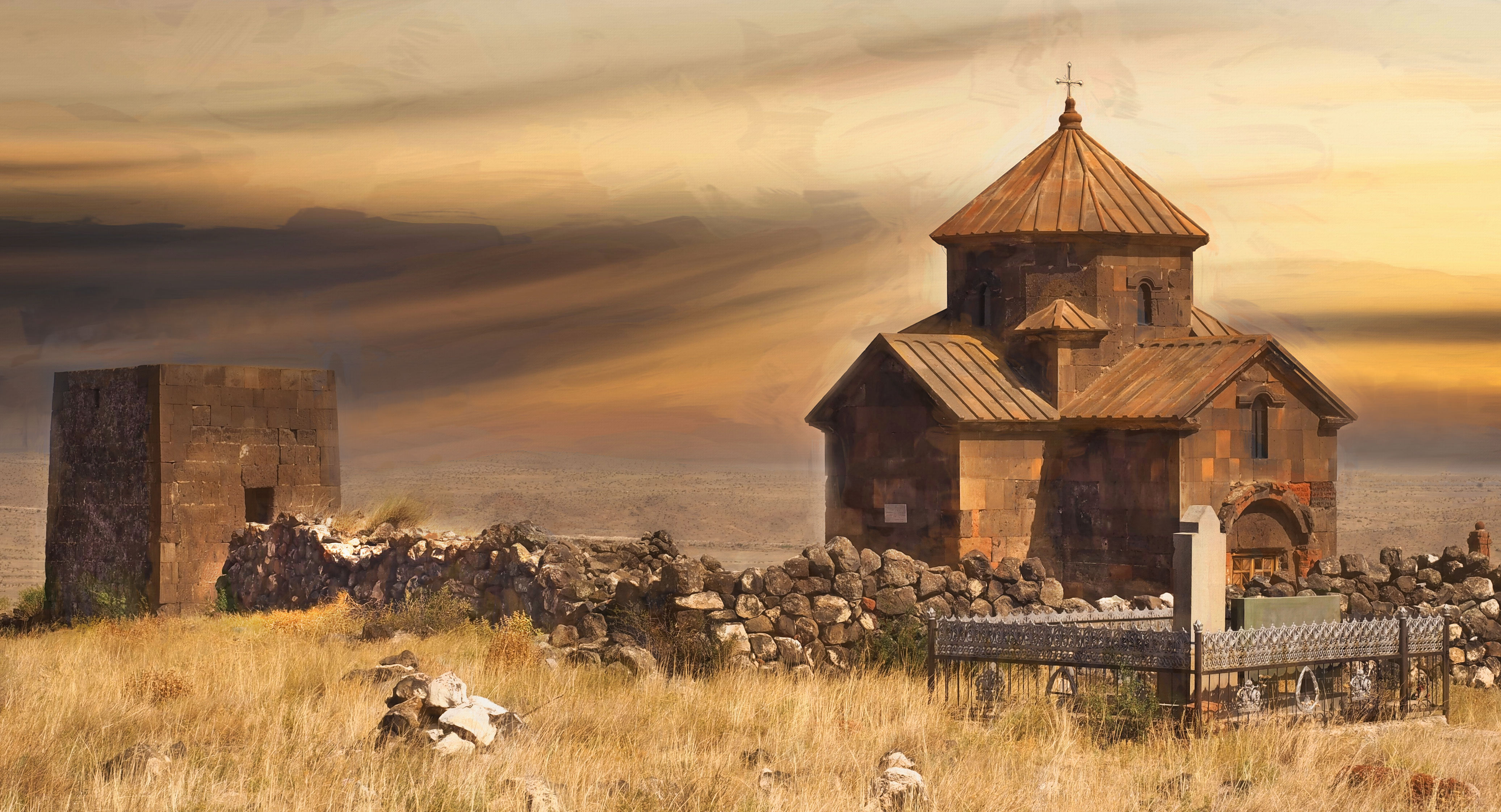 Saint Christopher - 7th Century Armenian Church