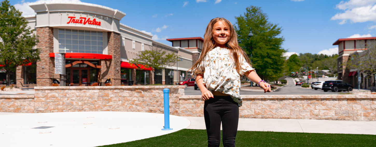 A fun, interactive water play area where families and children can cool off for free during the warm summer months in Blacksburg.