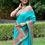 Thumbnail: Silk saree  With kashmiri embroidered work