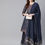 Thumbnail: Navy blue printed Kurta with Sharara with dupatta