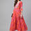 Thumbnail: Pink and orange anarkali shape with tiered style