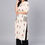 Thumbnail: Off-white printed straight kurta,