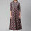 Thumbnail: Black & Pink Floral Printed Gotta Patti Anarkali Kurta