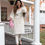 Thumbnail: Swan white embroidered  Kurta set