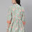 Thumbnail: Sea green, orange and white regular a-line top