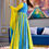 Thumbnail: Flaired long gown with chhiffon dupatta