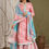 Thumbnail: Beautiful cotton two tone printed kurti sharara with duppatta