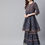 Thumbnail: Navy blue printed Kurta with Sharara with dupatta