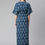 Thumbnail: Blue Floral printed Kaftan