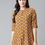 Thumbnail: Mustard yellow and white floral printed opaque Casual shirt