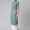 Thumbnail: Green and pink Floral printed Mandarin collar Kurti