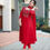 Thumbnail: Embrace Red Georgette Kurti