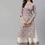 Thumbnail: Off white and pink kurta