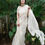 Thumbnail: Soft pure organza embroidery saree