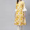 Thumbnail: Women Mustard Yellow Printed Floral Kurta