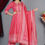 Thumbnail: Premium Rayon Anarkali kurti with palazzo with Dupatta set
