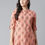 Thumbnail: Peach-coloured and white floral printed opaque Casual shirt