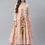 Thumbnail: Peach and white Floral printed Anarkali