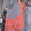 Thumbnail: orange kurti with chevron pant