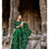 Thumbnail: Green georgette saree