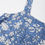 Thumbnail: Blue and white ethnic motifs print a-line dress