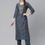 Thumbnail: Leheriya printed Round neck, three-quarter sleeve