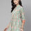 Thumbnail: Sea green, orange and white regular a-line top
