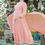 Thumbnail: Beautiful Rayon Fabric Tubelight Hand Work With Border Lace Long Flaired Printed