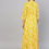 Thumbnail: Yellow and green printed A-line kurta