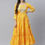 Thumbnail: Yellow & White Bandhani printed Anarkali