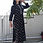 Thumbnail: Black colour rayon straight kurta with paired Printed pant