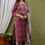 Thumbnail: Kurti Pant and Dupatta Set with Hand work on Kurti Yoke with Gotta and Zari work