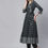 Thumbnail: Black printed Kurta with Trousers with dupatta