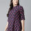 Thumbnail: Navy blue and pink shirt style top
