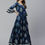 Thumbnail: Blue and White printed anarkali kurta