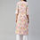 Thumbnail: White & Pink Floral printed Kurta
